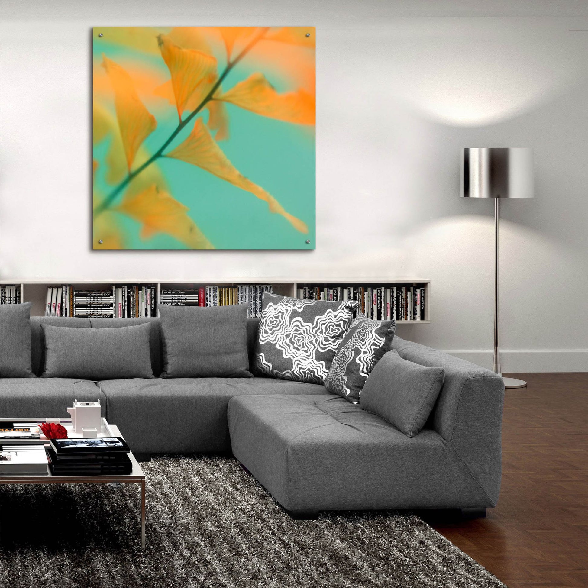 Epic Art ' Fern Dance 2' by Judy Stalus, Acrylic Glass Wall Art,36x36