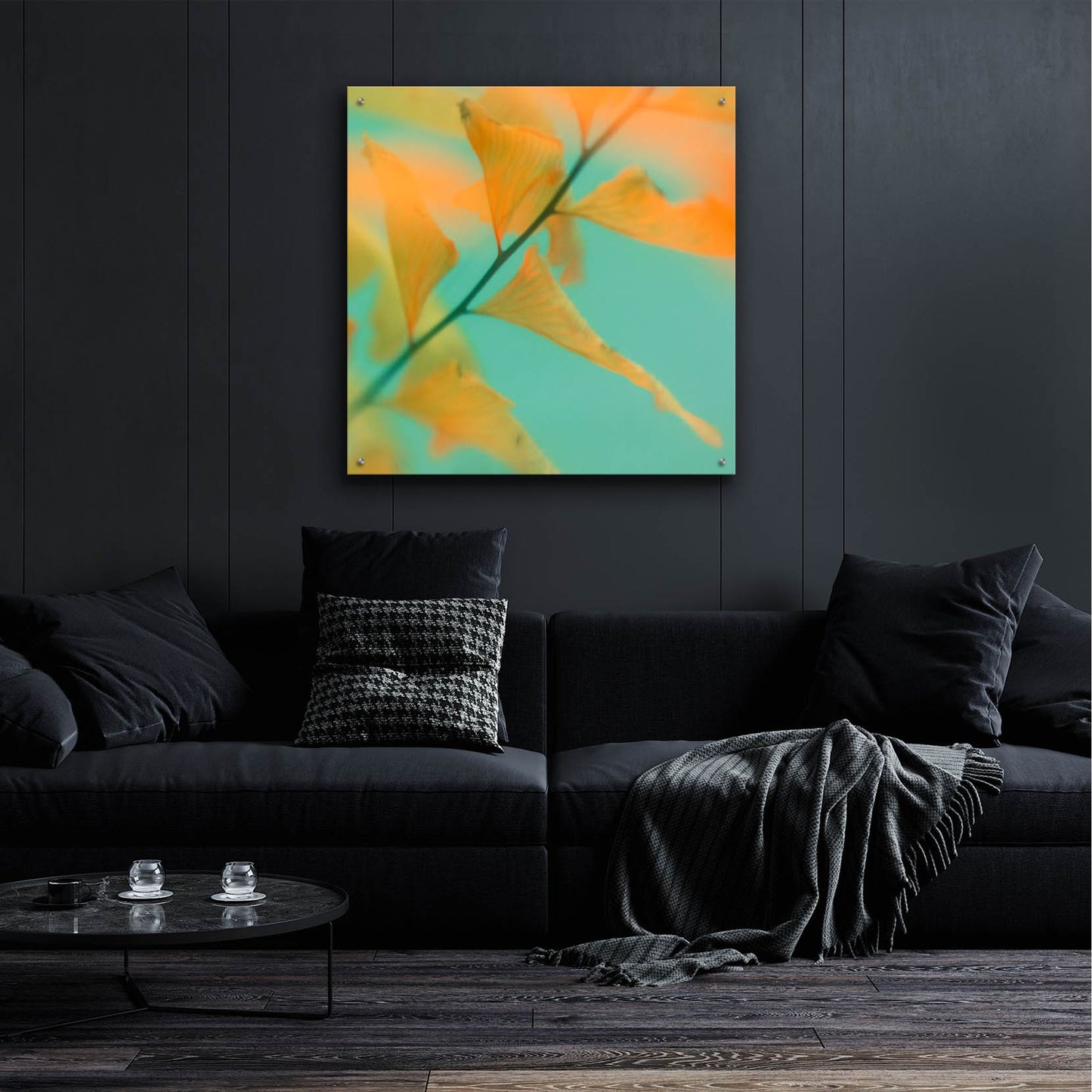 Epic Art ' Fern Dance 2' by Judy Stalus, Acrylic Glass Wall Art,36x36