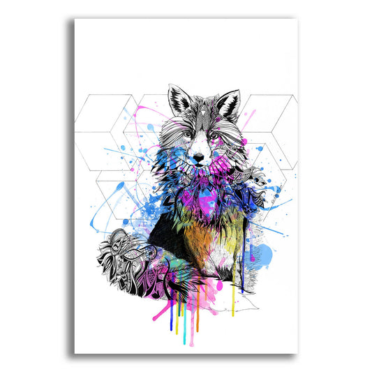 Epic Art ' Fox' by Karin Roberts, Acrylic Glass Wall Art
