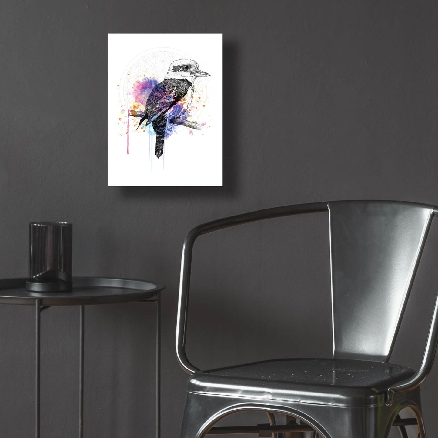 Epic Art ' Kookaburra' by Karin Roberts, Acrylic Glass Wall Art,12x16