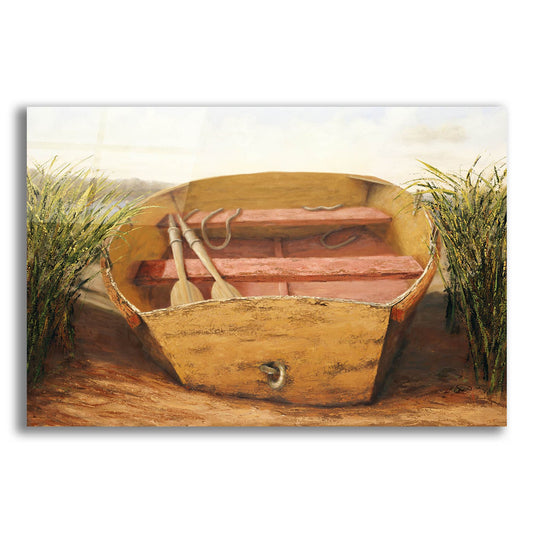 Epic Art ' Beached Dinghy' by Karl Soderlund, Acrylic Glass Wall Art