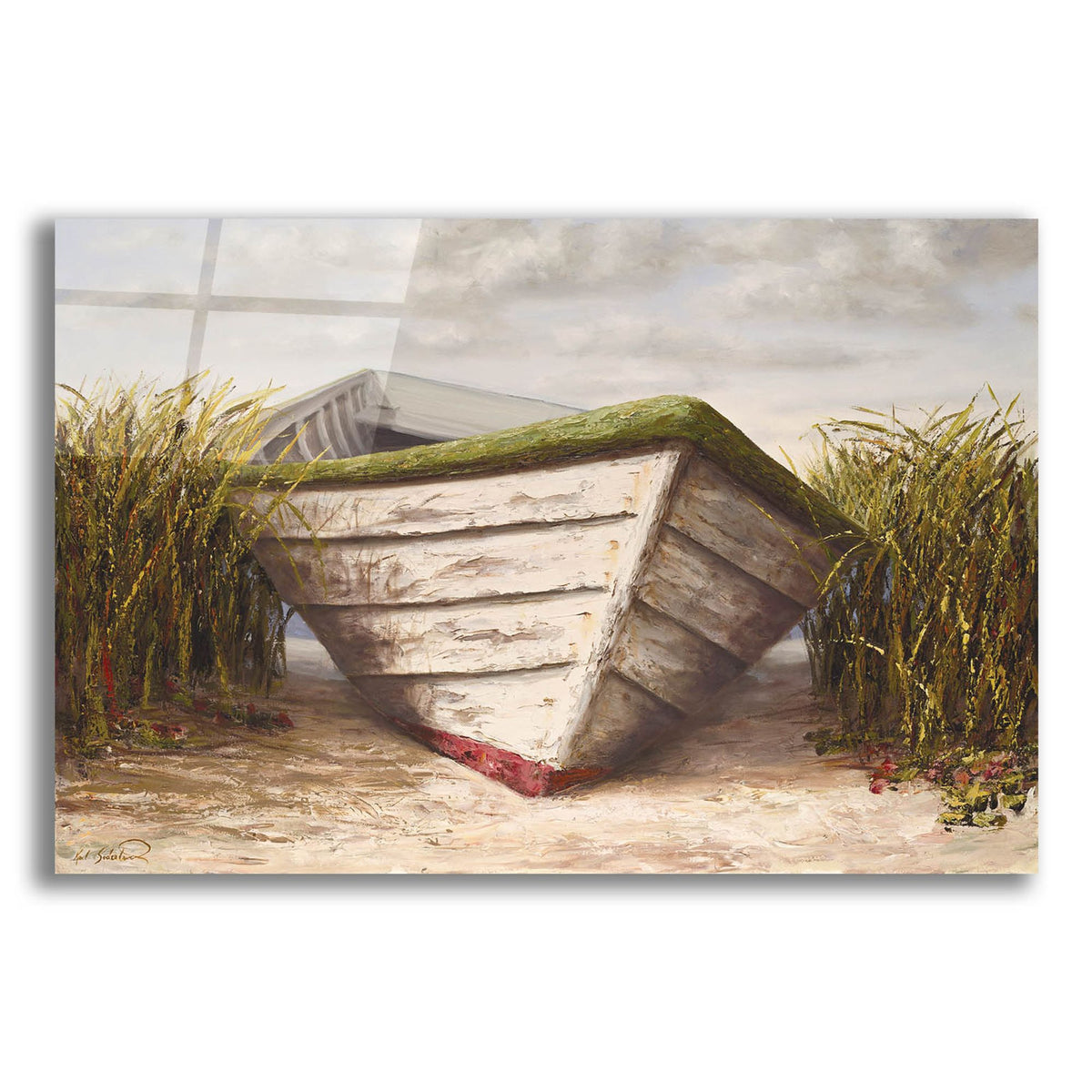 Epic Art ' Gloucester Skiff' by Karl Soderlund, Acrylic Glass Wall Art