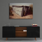 Epic Art ' White Boat II' by Karl Soderlund, Acrylic Glass Wall Art,36x24