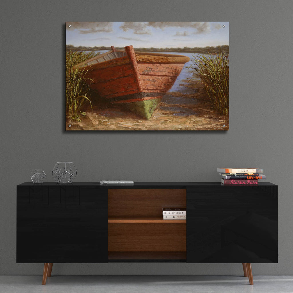 Epic Art ' Nantucket Red' by Karl Soderlund, Acrylic Glass Wall Art,36x24
