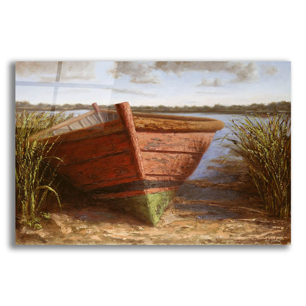 Epic Art ' Nantucket Red' by Karl Soderlund, Acrylic Glass Wall Art