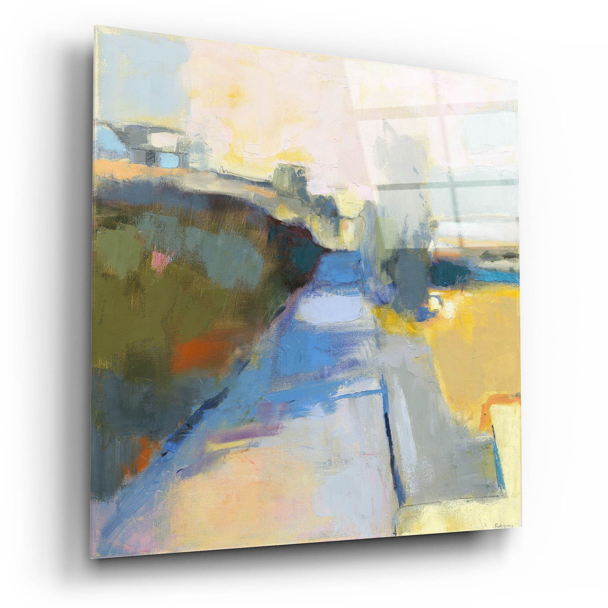 Epic Art ' Marginal Way' by Kathleen Robbins, Acrylic Glass Wall Art,12x12