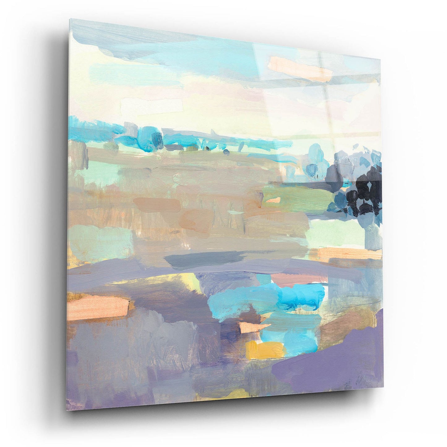 Epic Art ' Sherbet Sky' by Kathleen Robbins, Acrylic Glass Wall Art,12x12