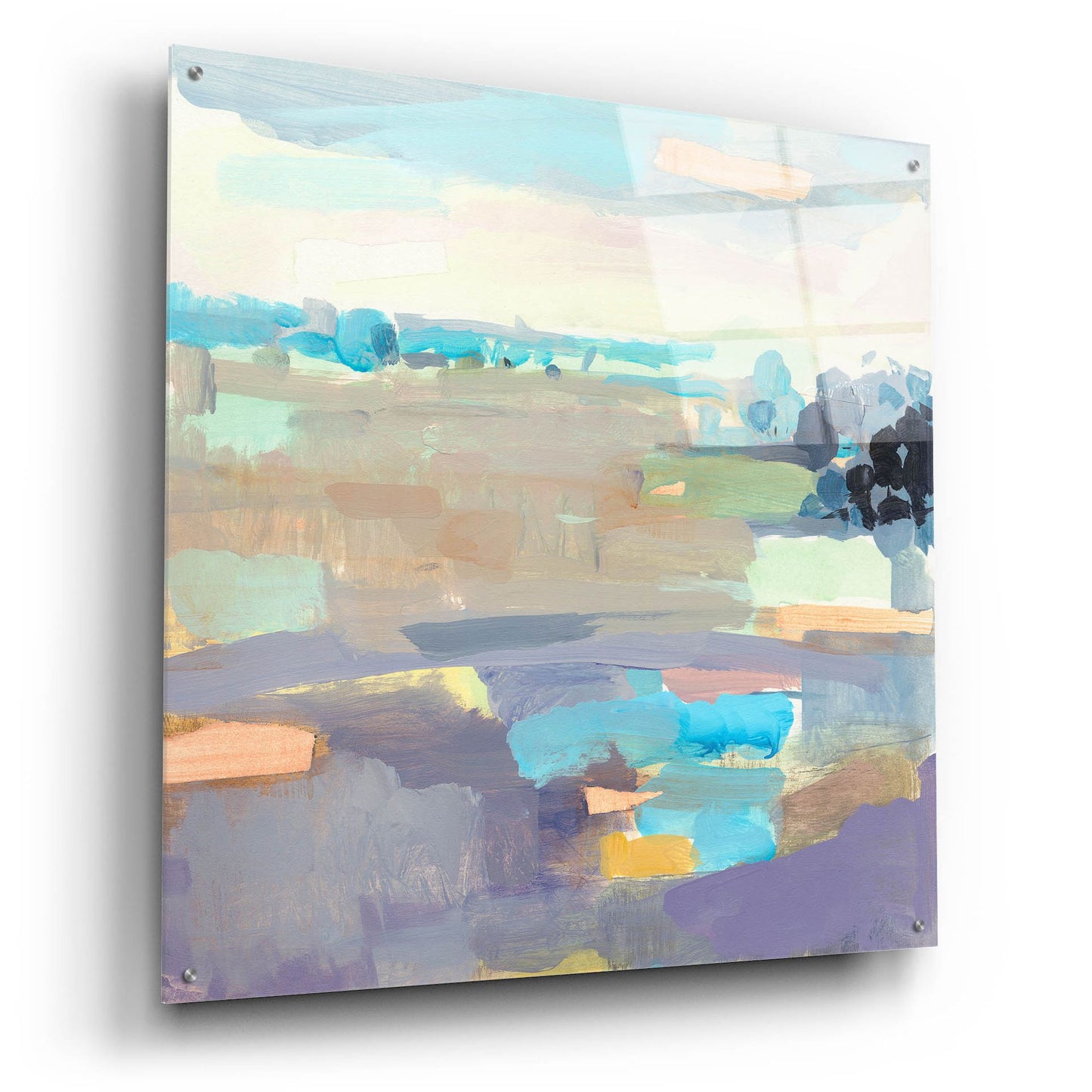 Epic Art ' Sherbet Sky' by Kathleen Robbins, Acrylic Glass Wall Art,36x36