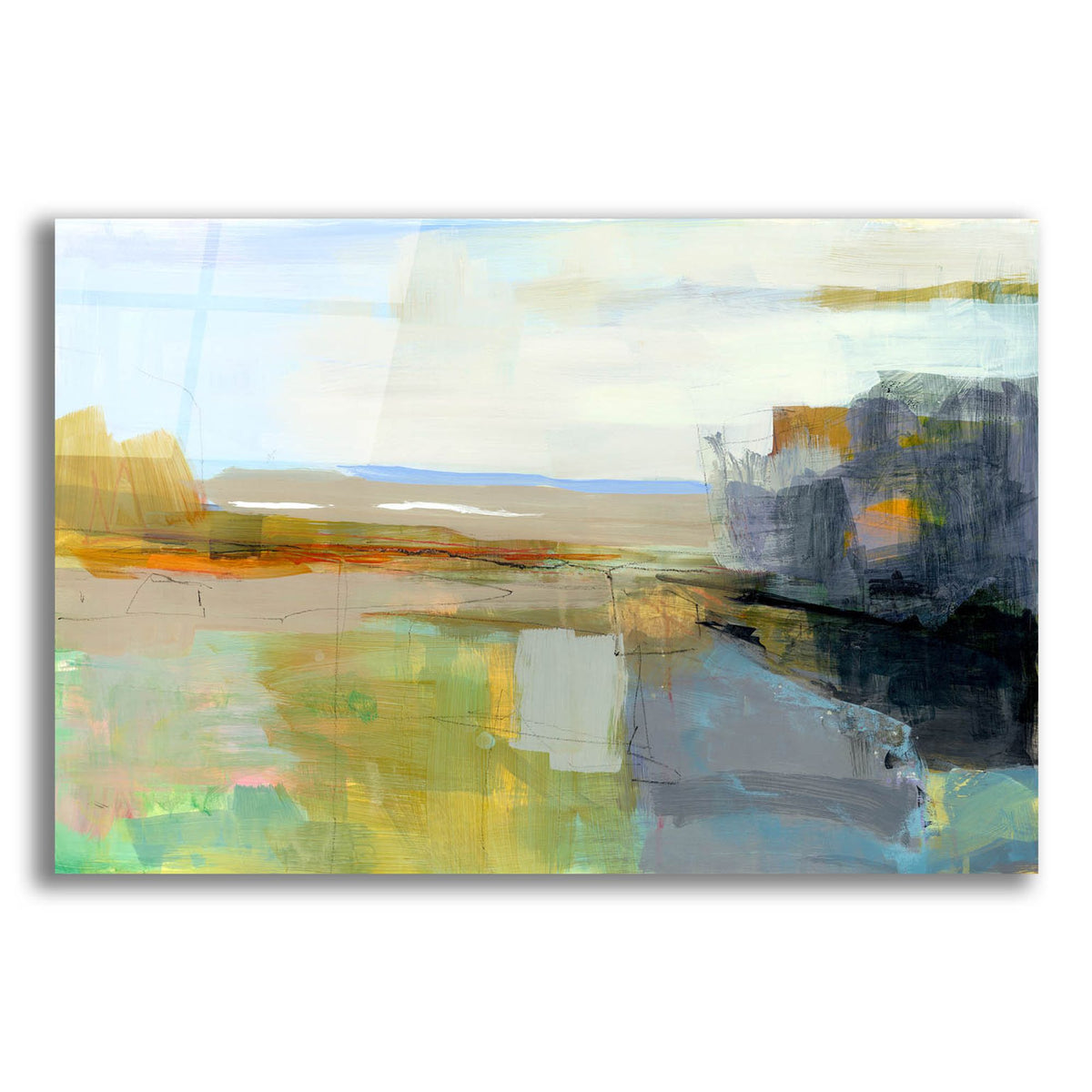 Epic Art ' Summer Vibes' by Kathleen Robbins, Acrylic Glass Wall Art