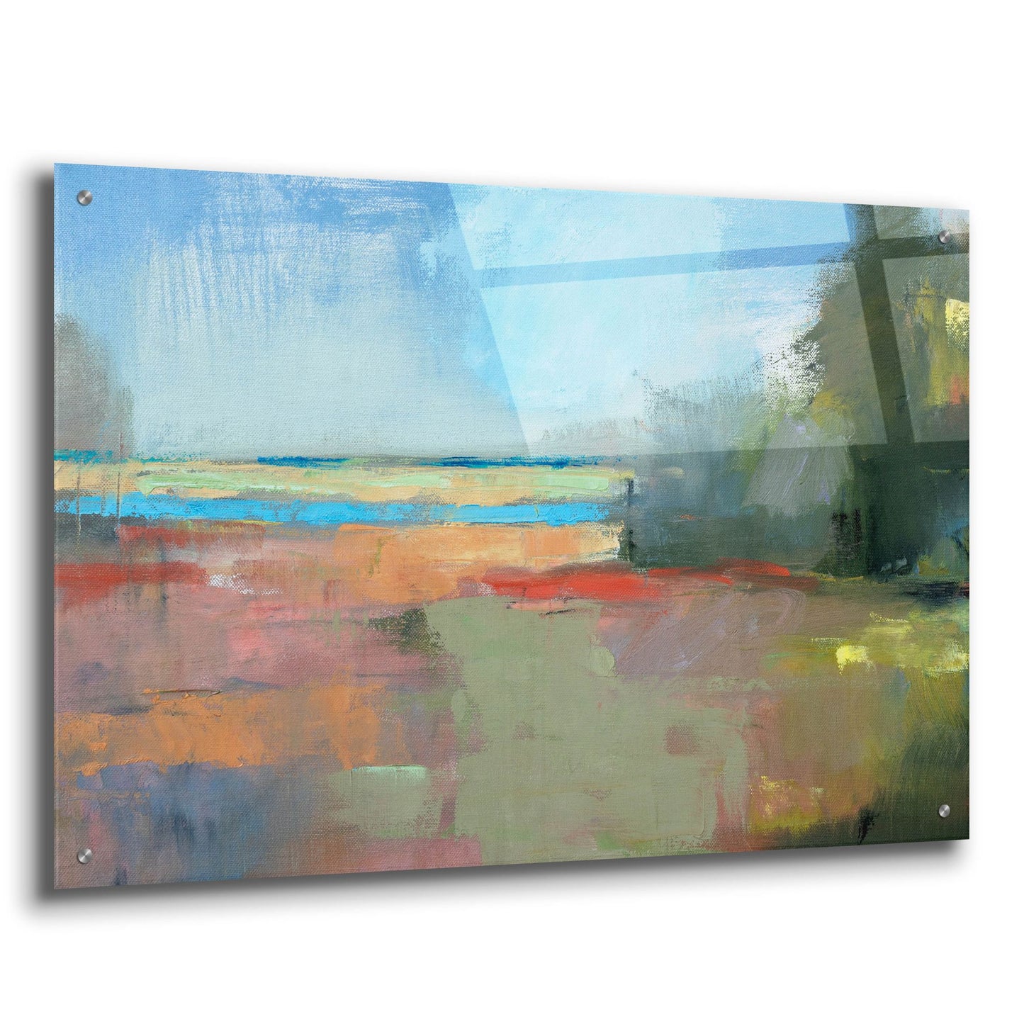 Epic Art ' Beach Plum Farm 2' by Kathleen Robbins, Acrylic Glass Wall Art,36x24