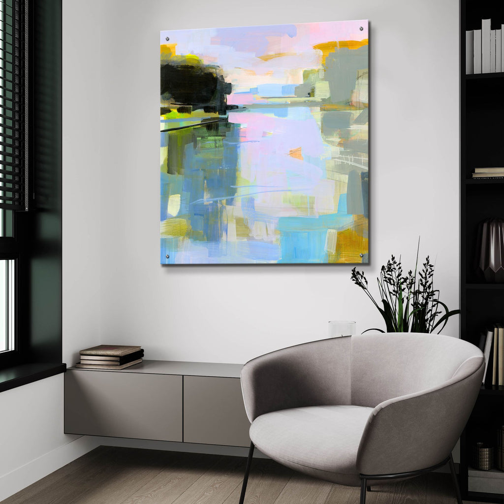 Epic Art ' Chauncey Creek' by Kathleen Robbins, Acrylic Glass Wall Art,36x36