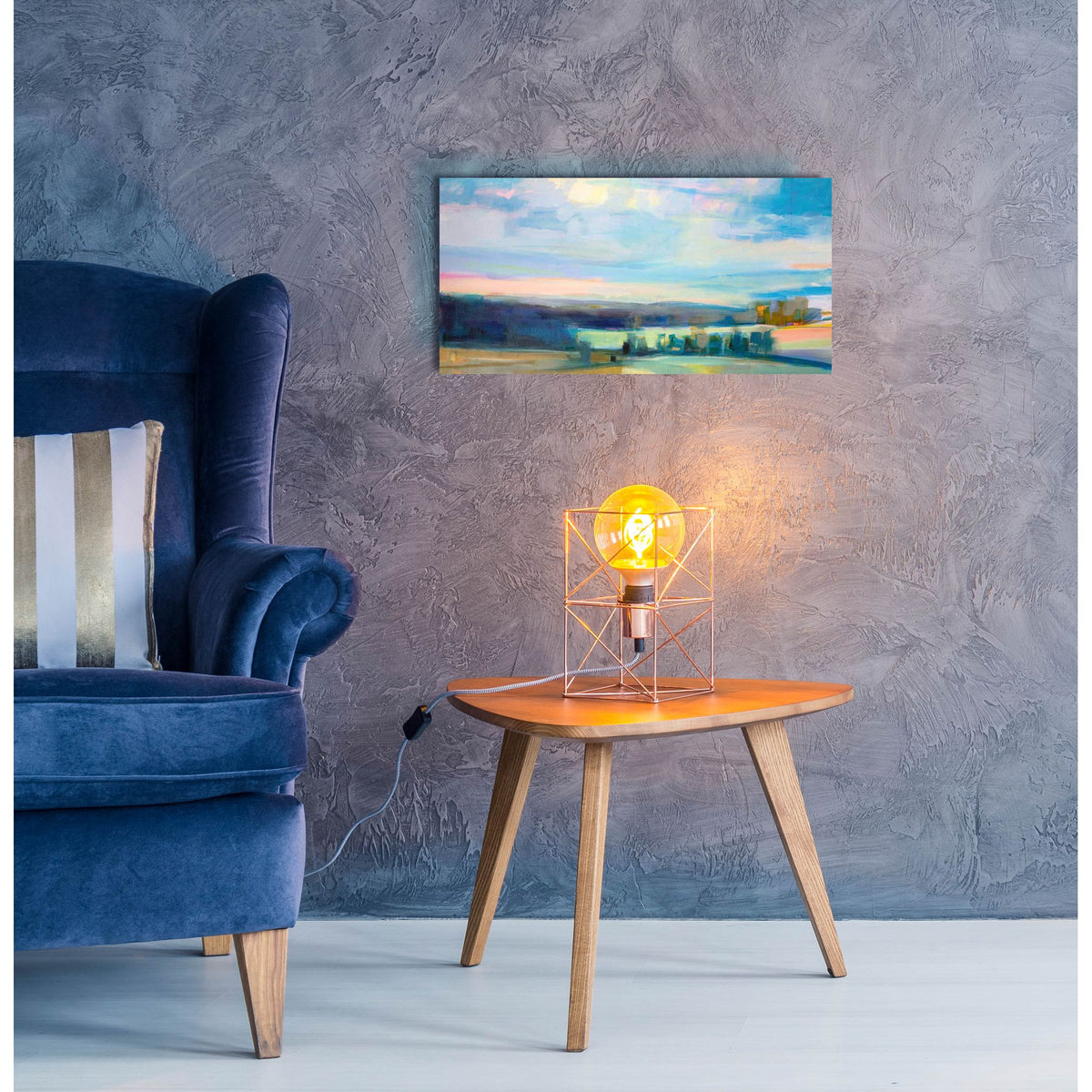 Epic Art ' Scamman Farm 1' by Kathleen Robbins, Acrylic Glass Wall Art,24x12
