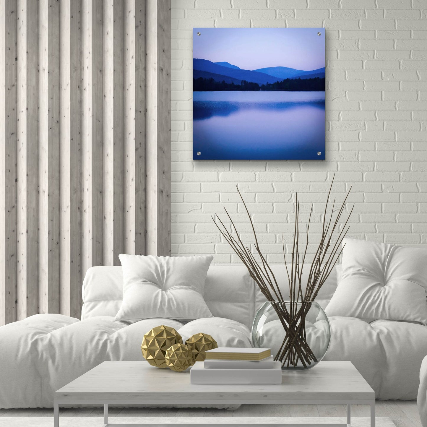 Epic Art ' Dusk Cooper Lake' by Kelly Sinclair, Acrylic Glass Wall Art,24x24