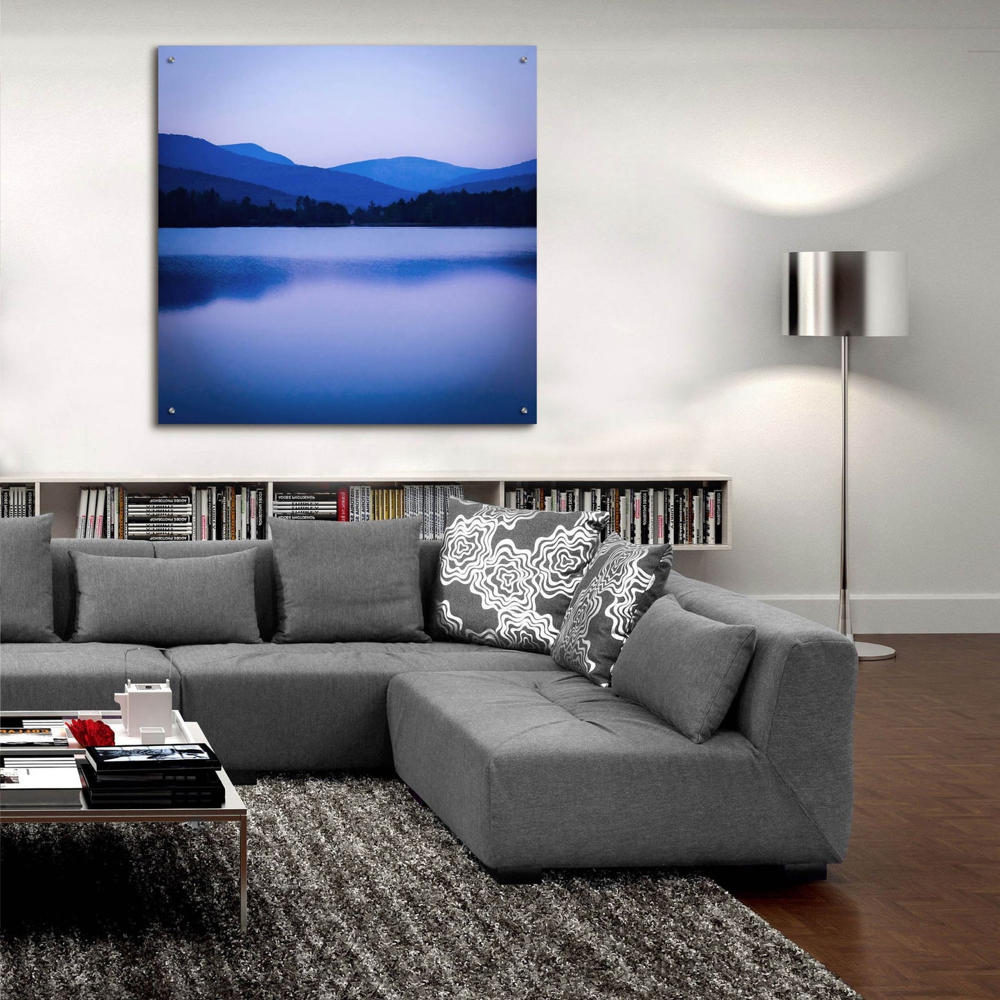 Epic Art ' Dusk Cooper Lake' by Kelly Sinclair, Acrylic Glass Wall Art,36x36