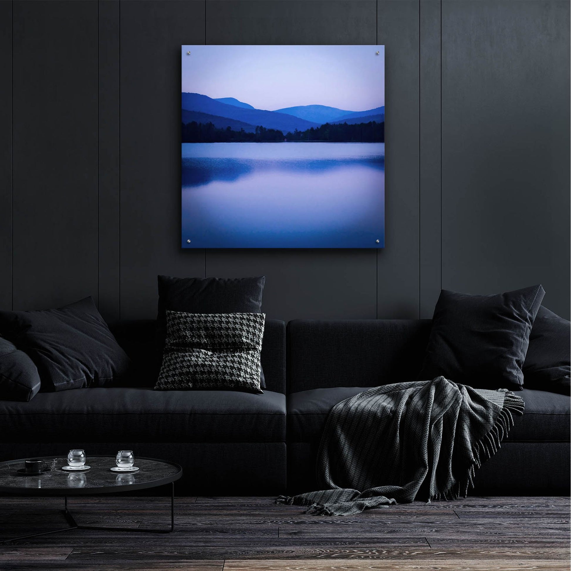 Epic Art ' Dusk Cooper Lake' by Kelly Sinclair, Acrylic Glass Wall Art,36x36