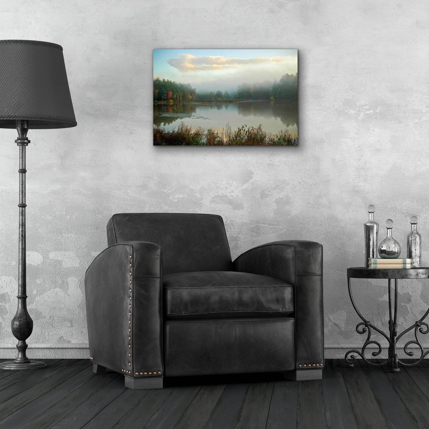 Epic Art ' Kingston Reservoir' by Kelly Sinclair, Acrylic Glass Wall Art,24x16