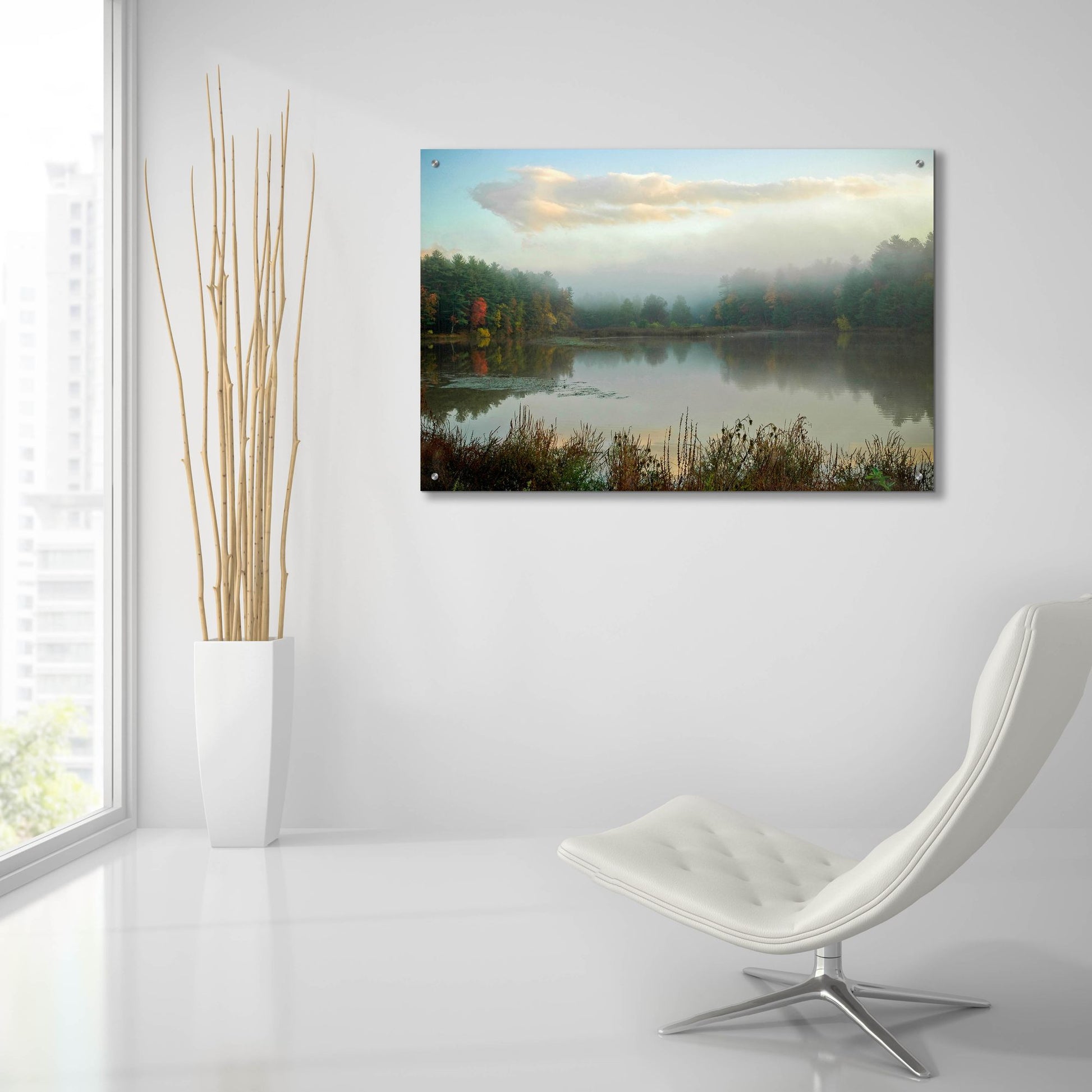 Epic Art ' Kingston Reservoir' by Kelly Sinclair, Acrylic Glass Wall Art,36x24