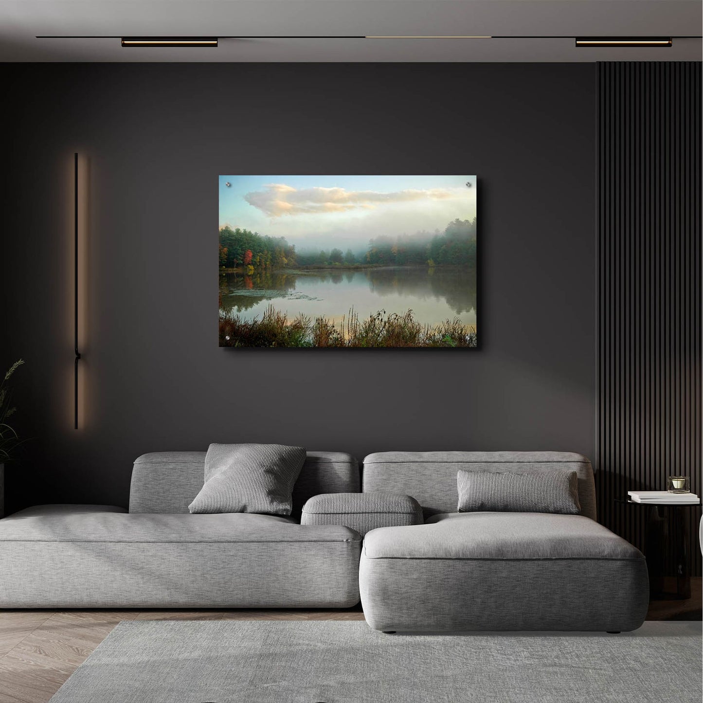 Epic Art ' Kingston Reservoir' by Kelly Sinclair, Acrylic Glass Wall Art,36x24