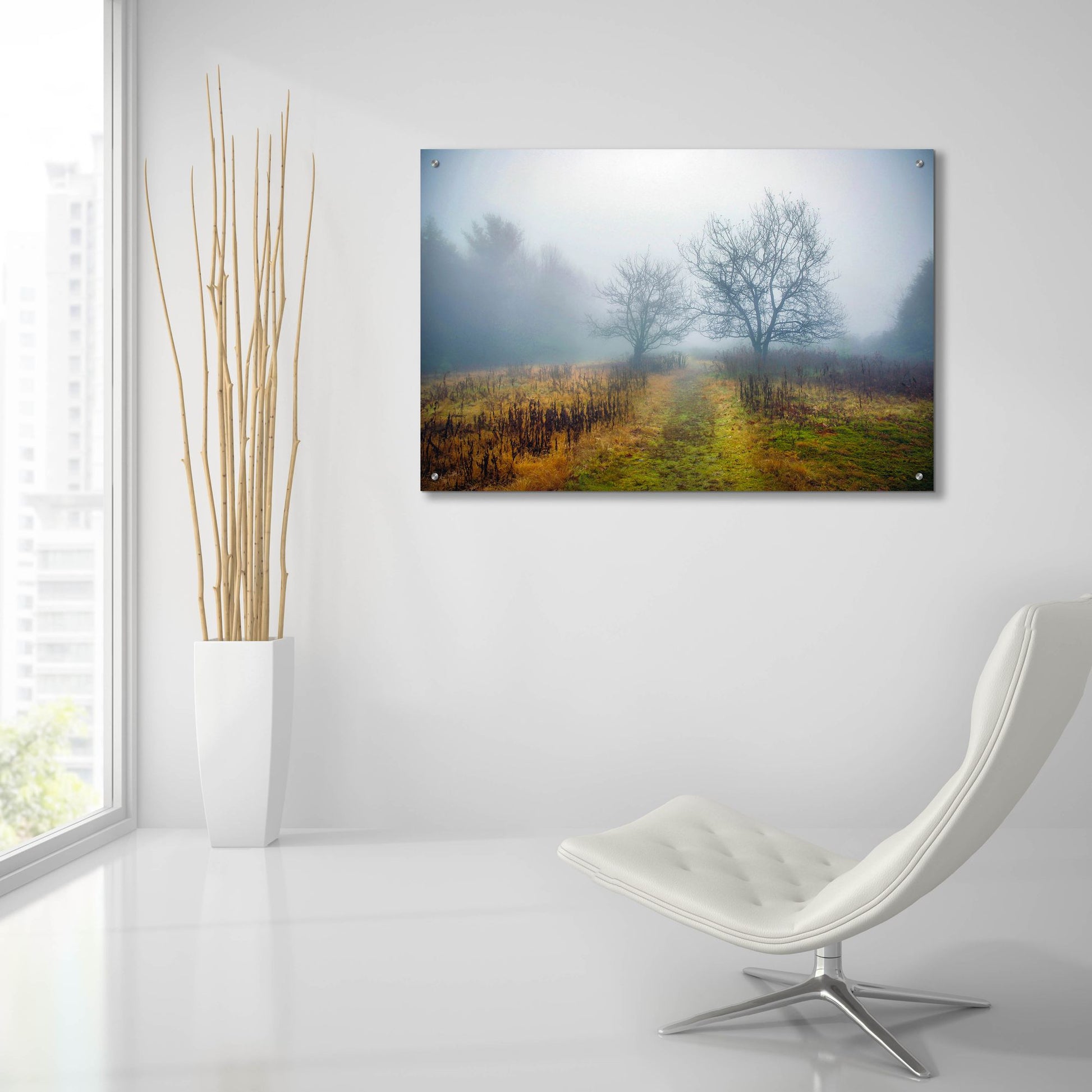 Epic Art ' Magic Meadow Apples' by Kelly Sinclair, Acrylic Glass Wall Art,36x24