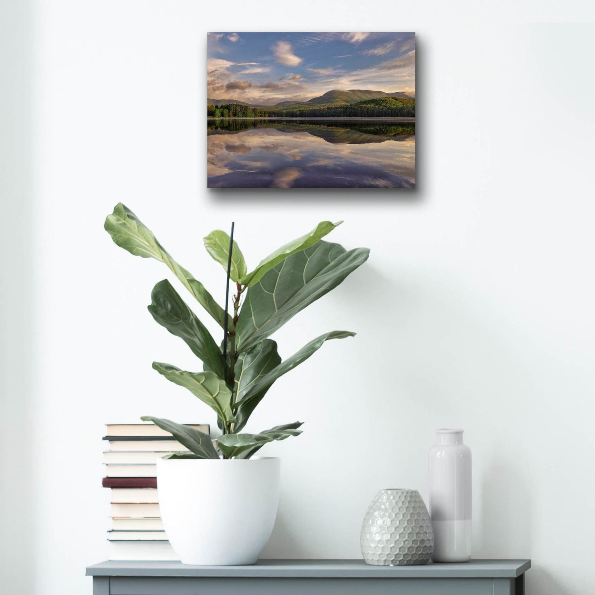 Epic Art ' Morning Cooper Lake' by Kelly Sinclair, Acrylic Glass Wall Art,16x12