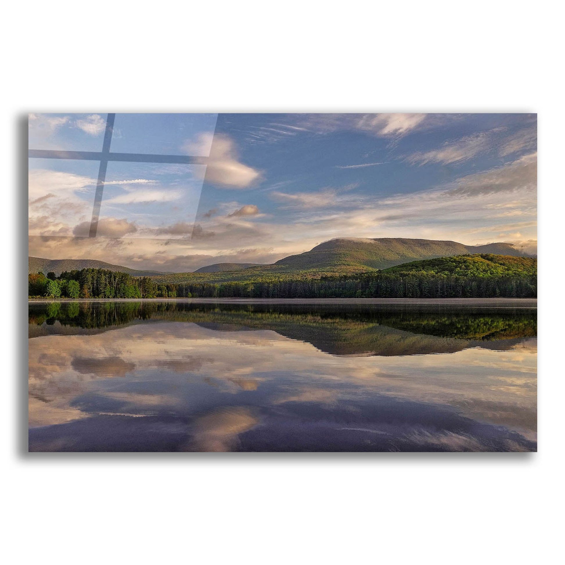 Epic Art ' Morning Cooper Lake' by Kelly Sinclair, Acrylic Glass Wall Art,24x16