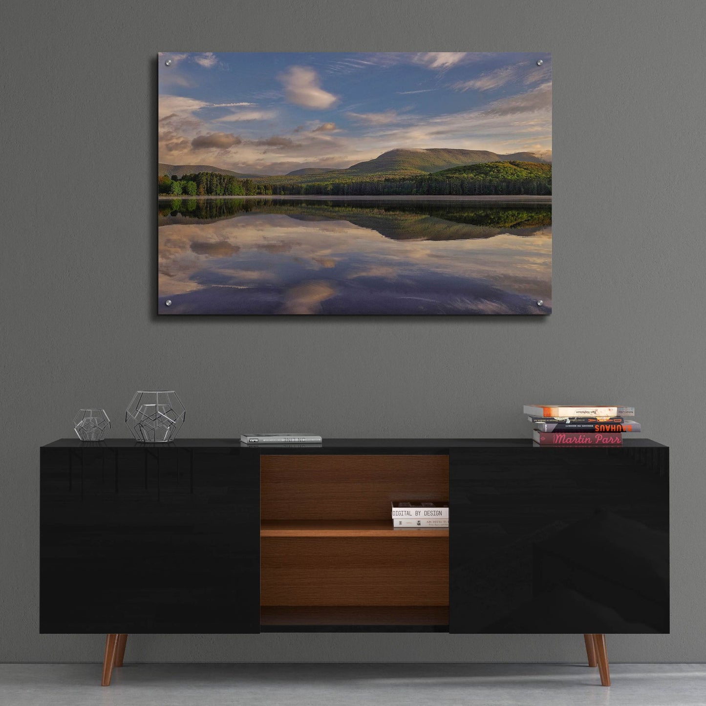 Epic Art ' Morning Cooper Lake' by Kelly Sinclair, Acrylic Glass Wall Art,36x24