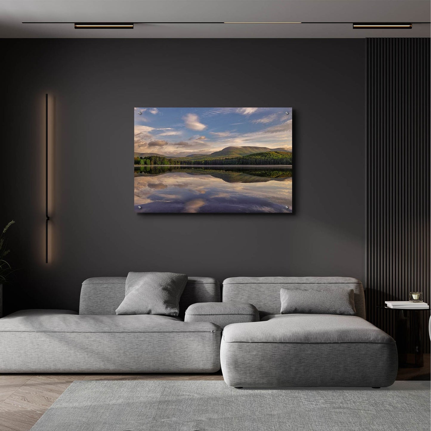 Epic Art ' Morning Cooper Lake' by Kelly Sinclair, Acrylic Glass Wall Art,36x24