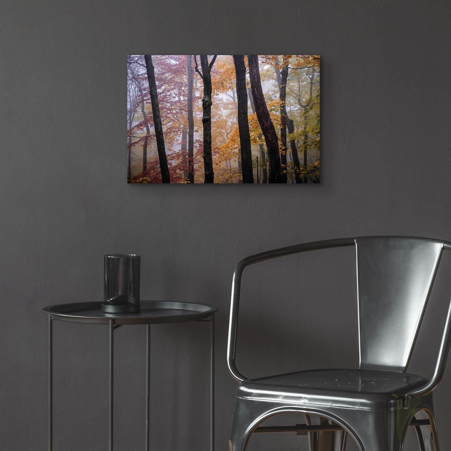 Epic Art ' October Trees' by Kelly Sinclair, Acrylic Glass Wall Art,24x16