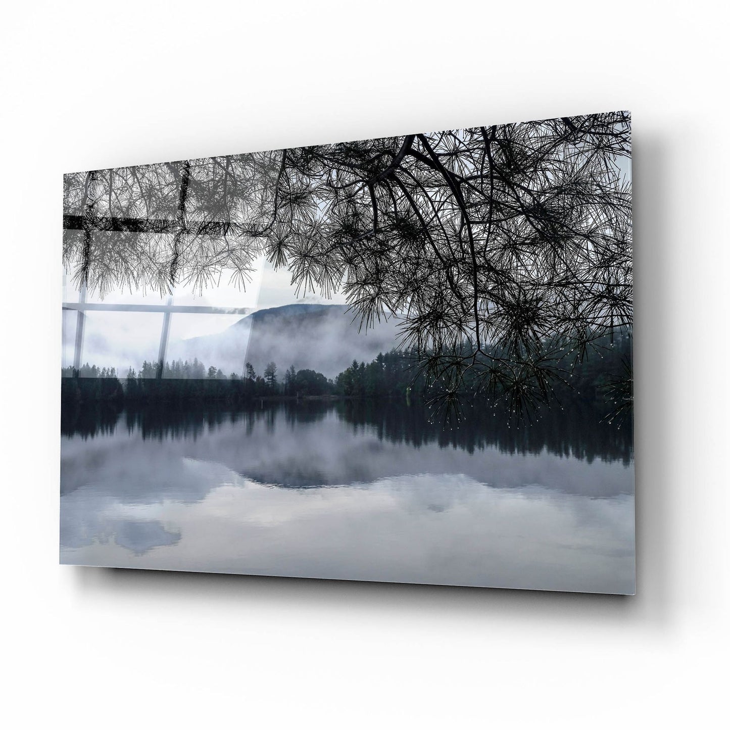 Epic Art ' Rainy Day Cooper Lake' by Kelly Sinclair, Acrylic Glass Wall Art,16x12