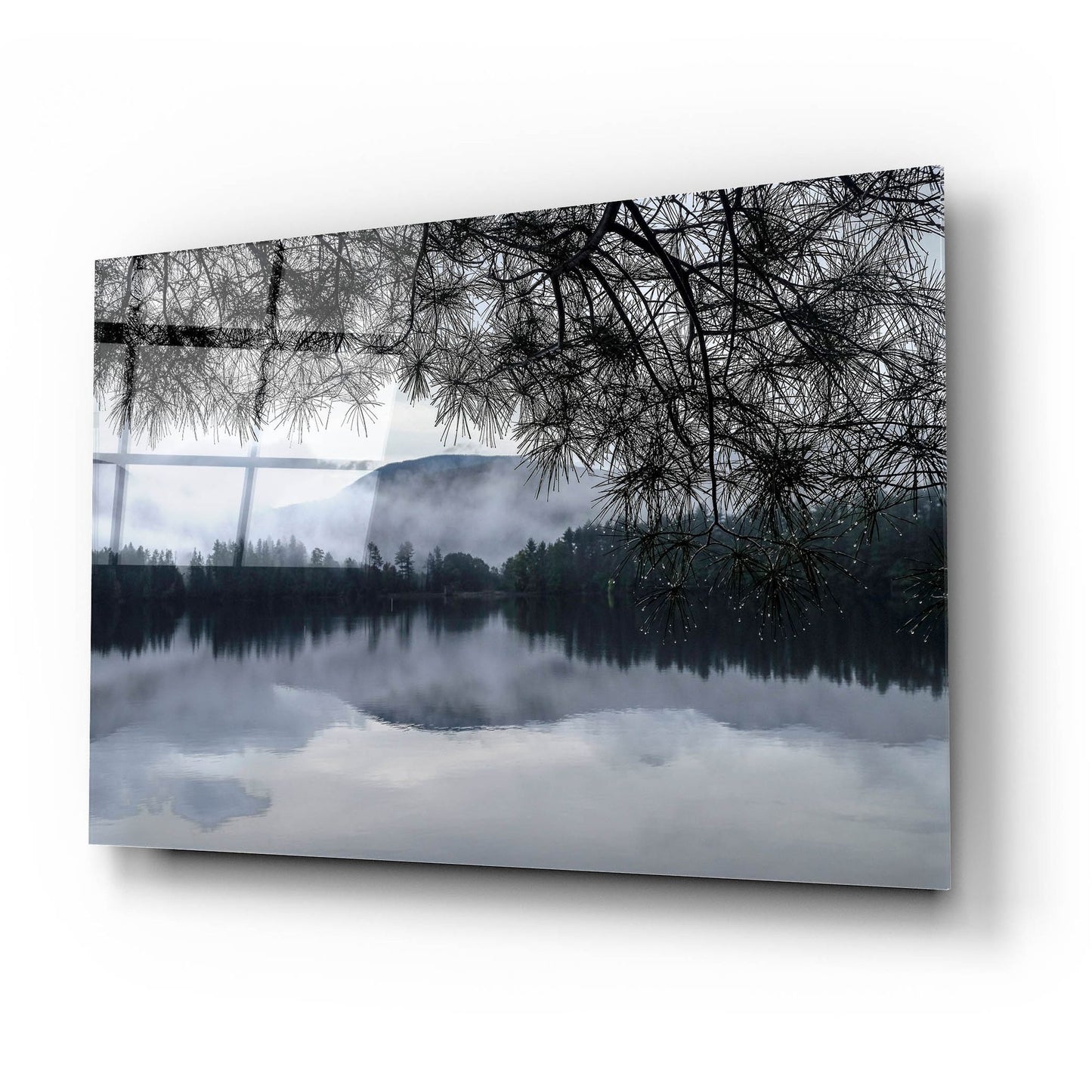 Epic Art ' Rainy Day Cooper Lake' by Kelly Sinclair, Acrylic Glass Wall Art,24x16