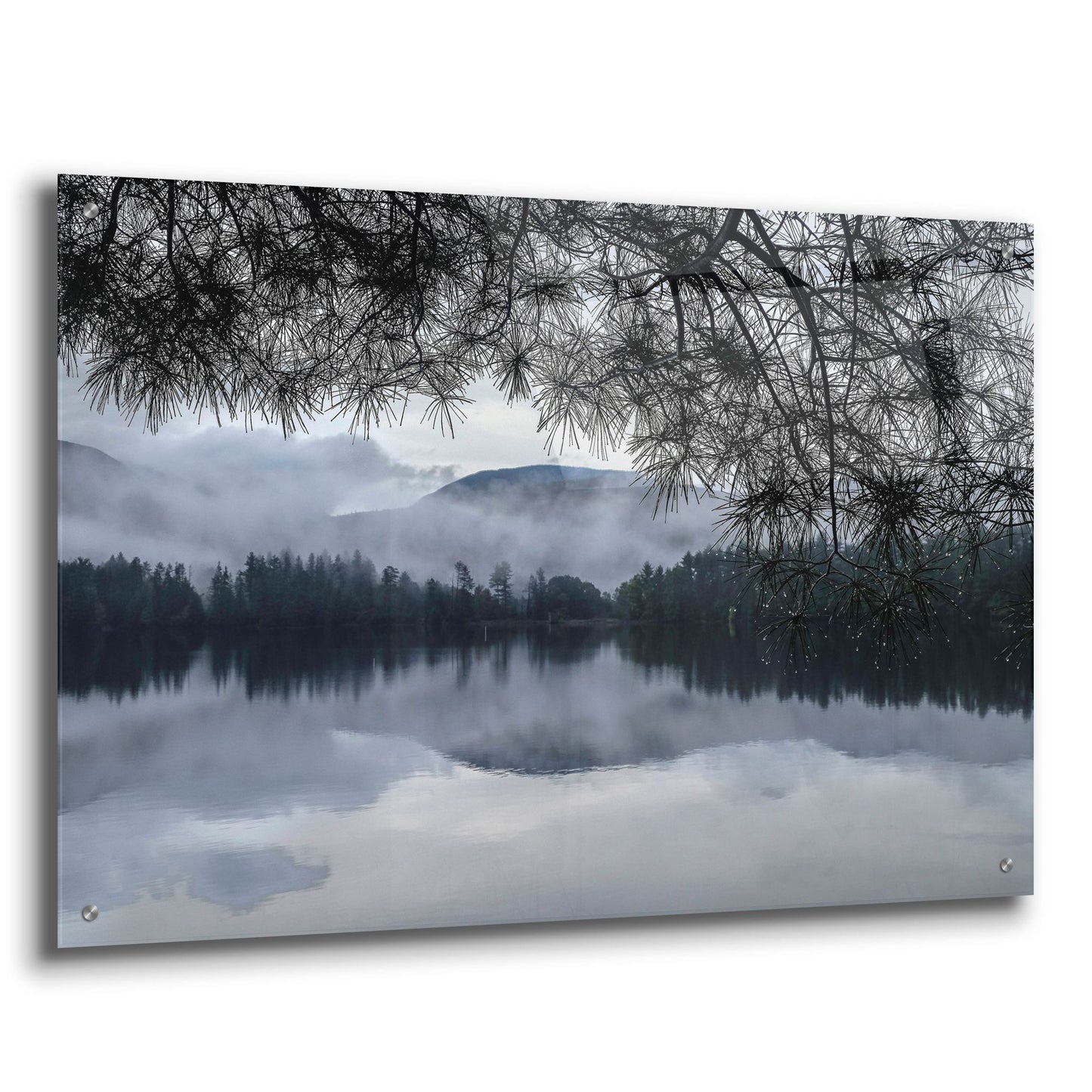 Epic Art ' Rainy Day Cooper Lake' by Kelly Sinclair, Acrylic Glass Wall Art,36x24