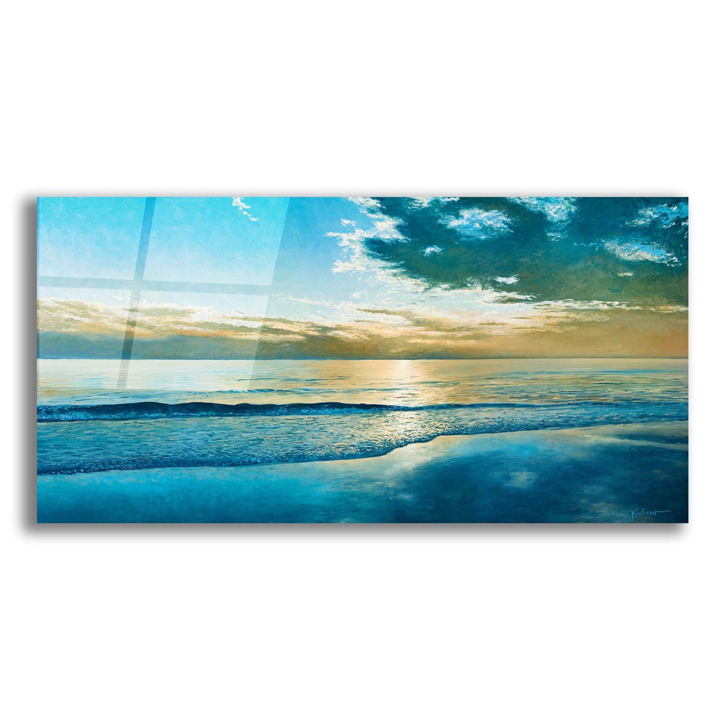 Epic Art ' Amelia Island Dawn' by Kent Sullivan, Acrylic Glass Wall Art