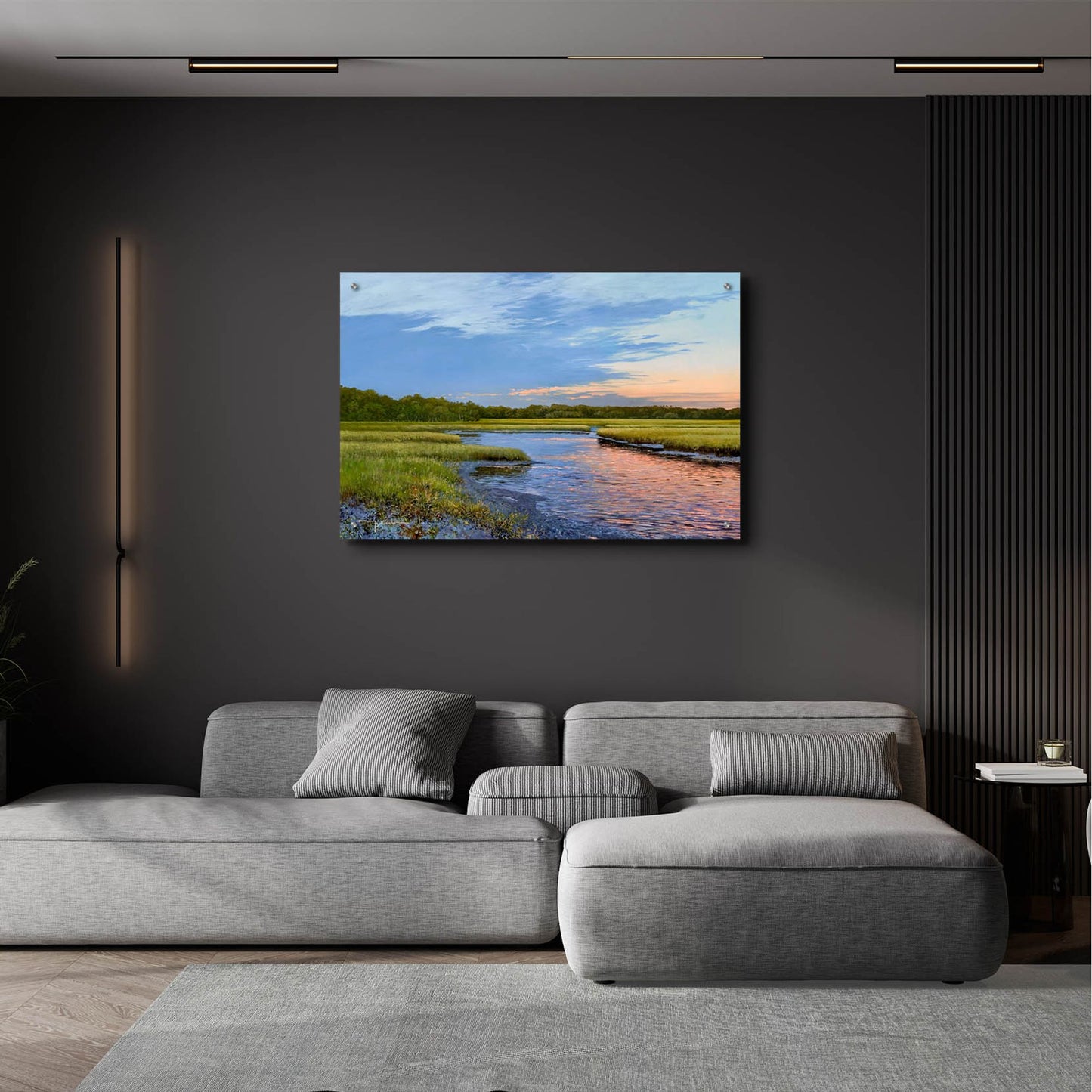 Epic Art ' Evening Downs' by Kent Sullivan, Acrylic Glass Wall Art,36x24