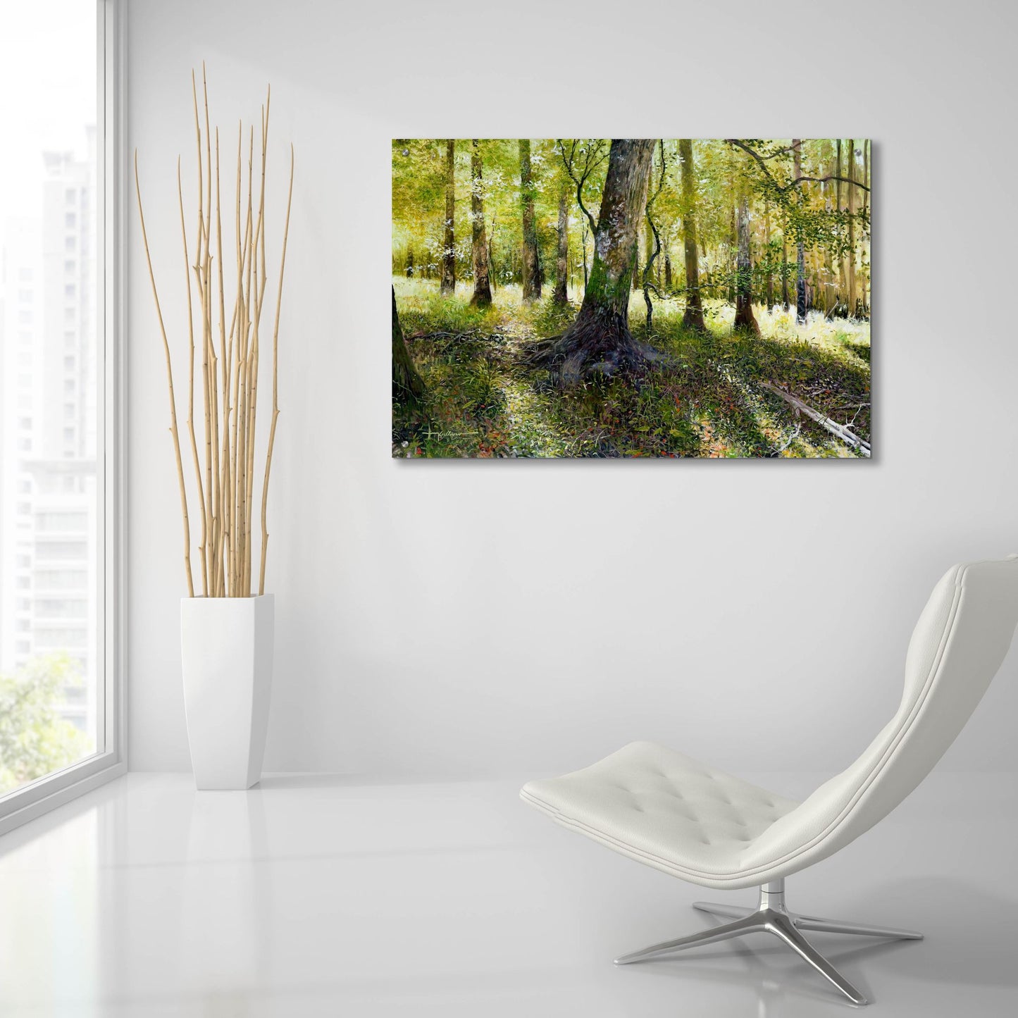 Epic Art ' Little Econ River' by Kent Sullivan, Acrylic Glass Wall Art,36x24