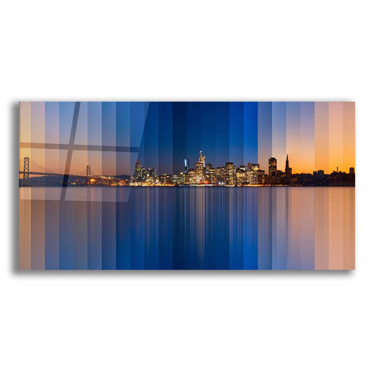 Epic Art ' Chromatic Symphony San Francisco' by Lee Sie, Acrylic Glass Wall Art