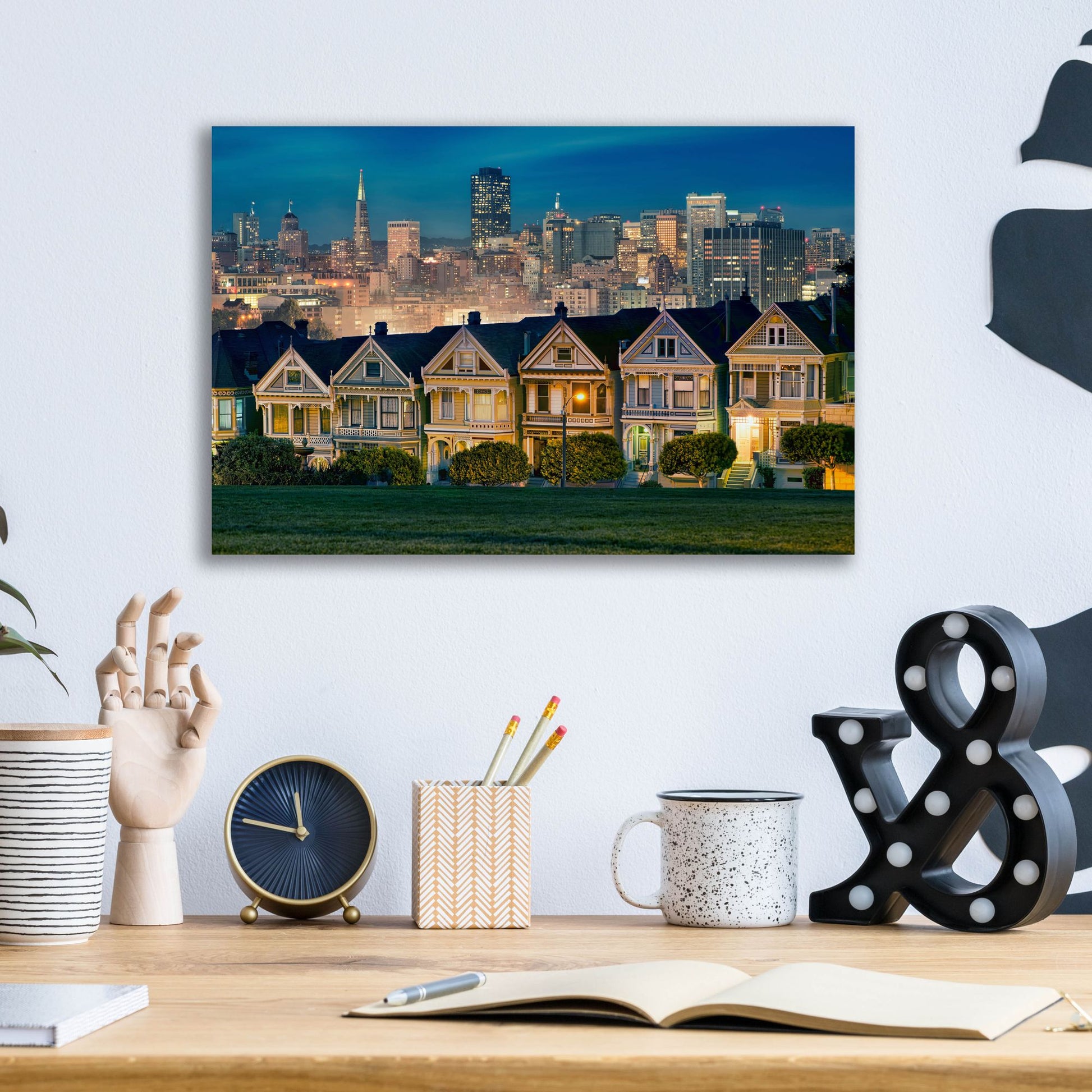 Epic Art ' Painted Ladies' by Lee Sie, Acrylic Glass Wall Art,16x12