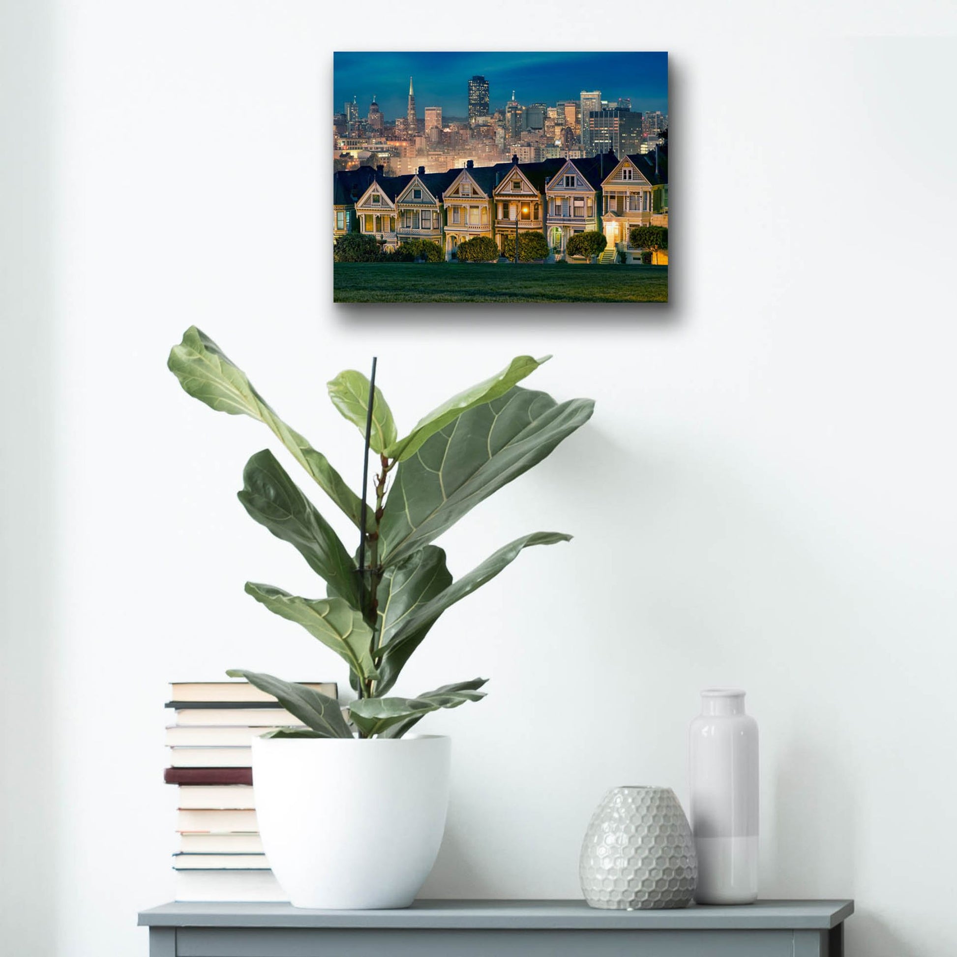 Epic Art ' Painted Ladies' by Lee Sie, Acrylic Glass Wall Art,16x12