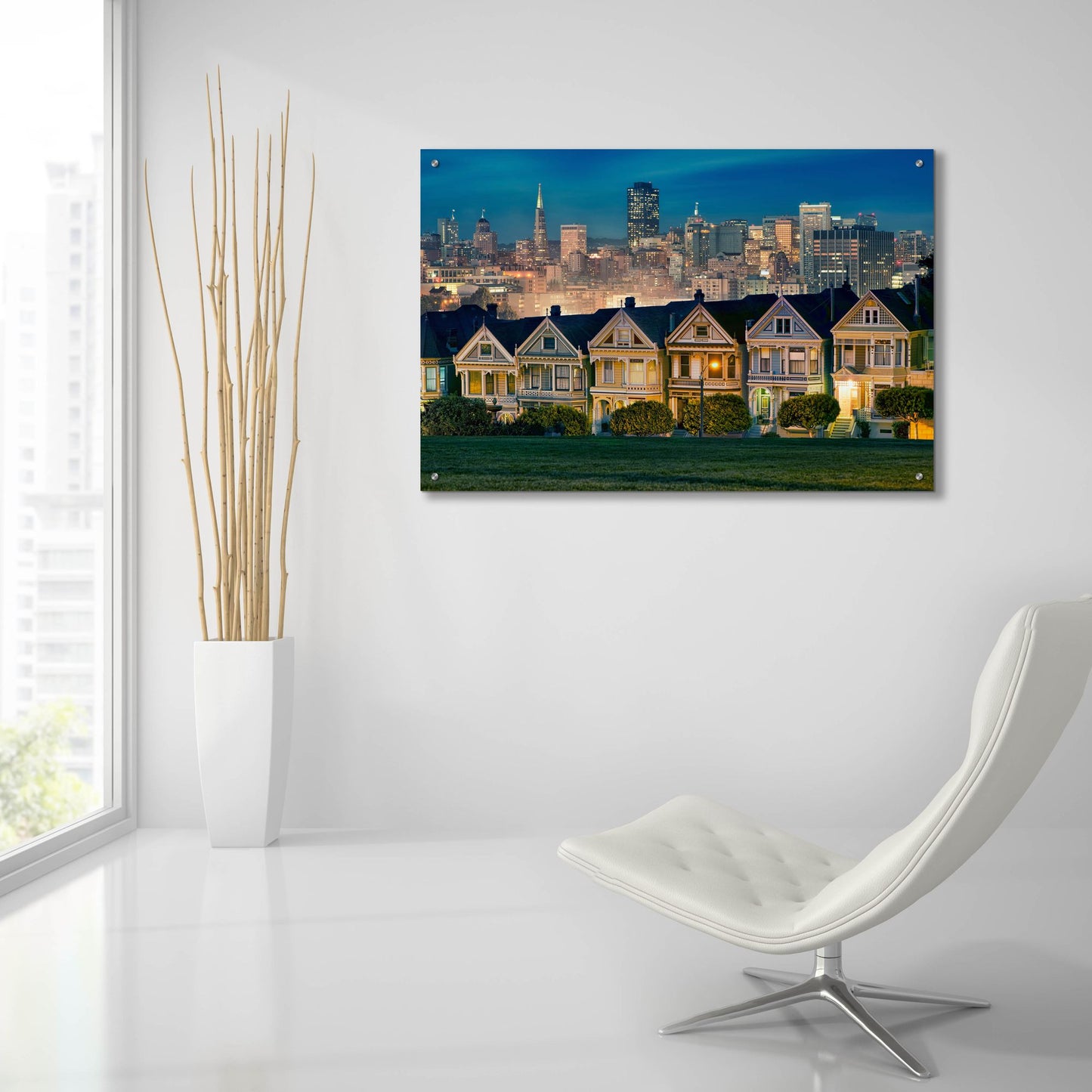 Epic Art ' Painted Ladies' by Lee Sie, Acrylic Glass Wall Art,36x24