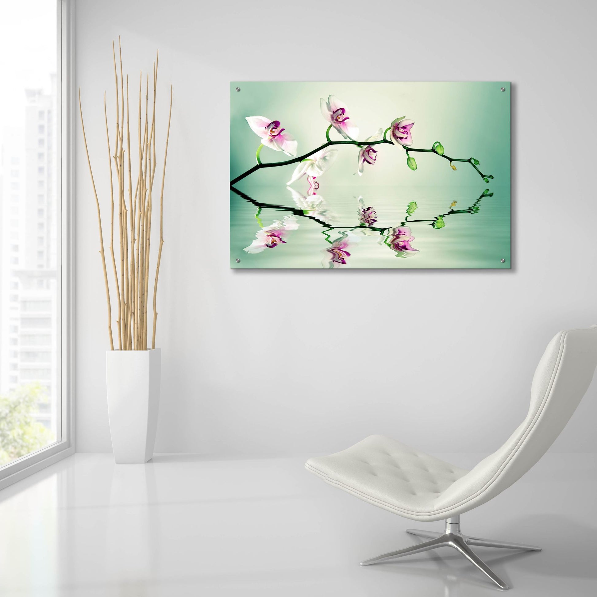 Epic Art ' Zen' by Lee Sie, Acrylic Glass Wall Art,36x24