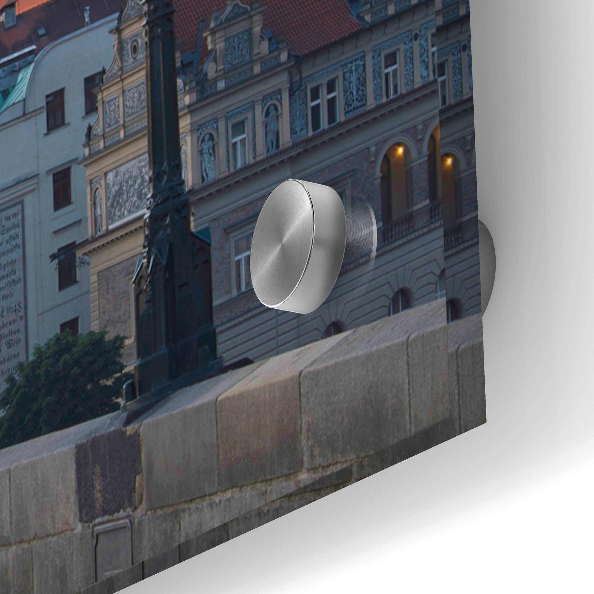 Epic Art ' Dawn at Charles Bridge' by Lee Sie, Acrylic Glass Wall Art,48x16