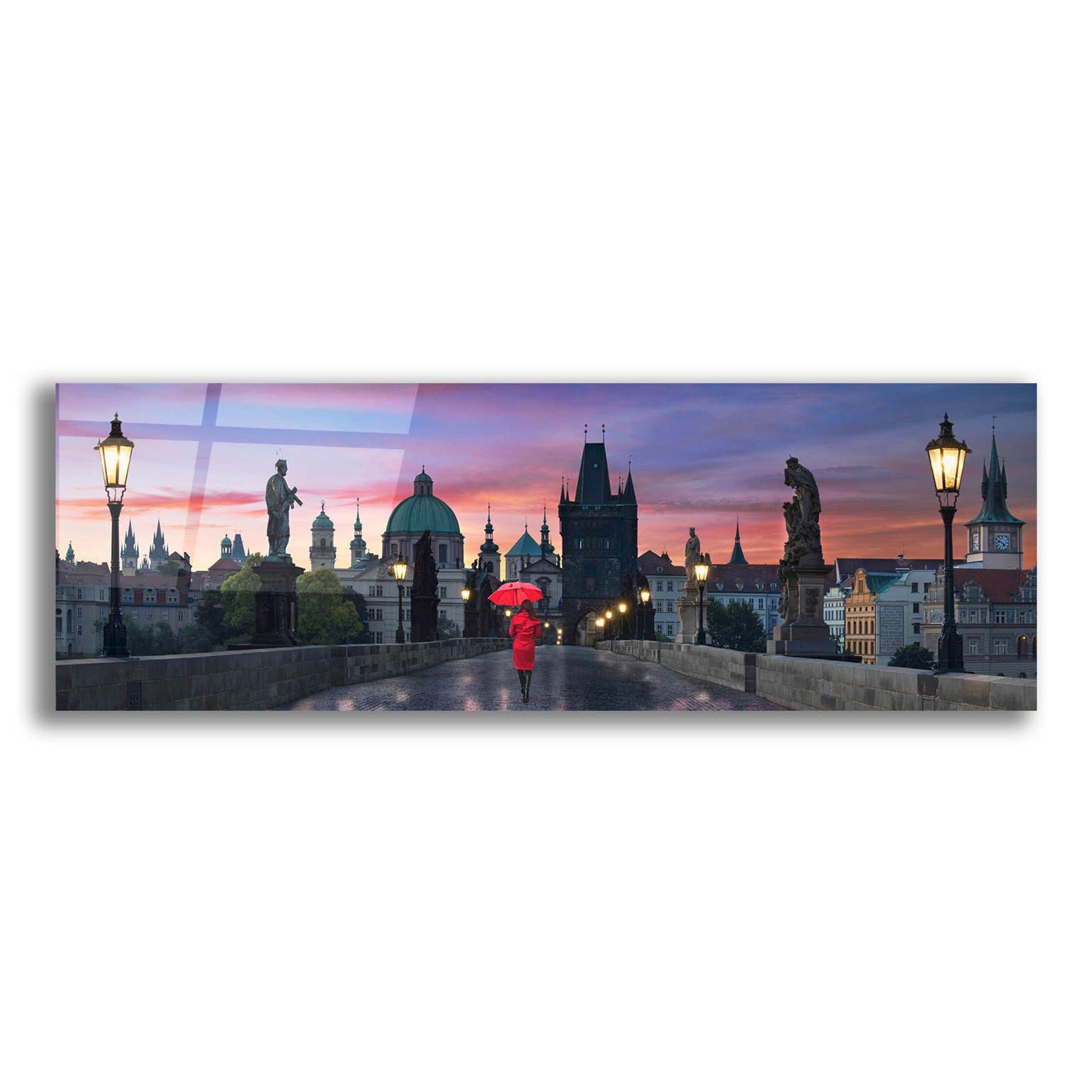 Epic Art ' Dawn at Charles Bridge' by Lee Sie, Acrylic Glass Wall Art