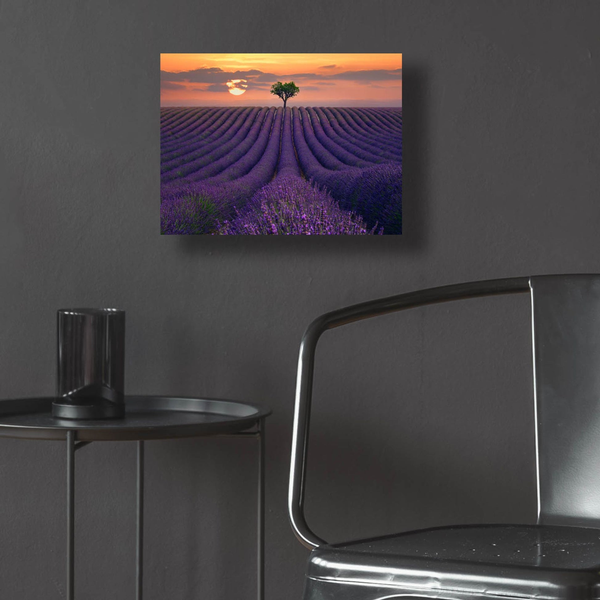 Epic Art ' For the Love of Lavender' by Lee Sie, Acrylic Glass Wall Art,16x12