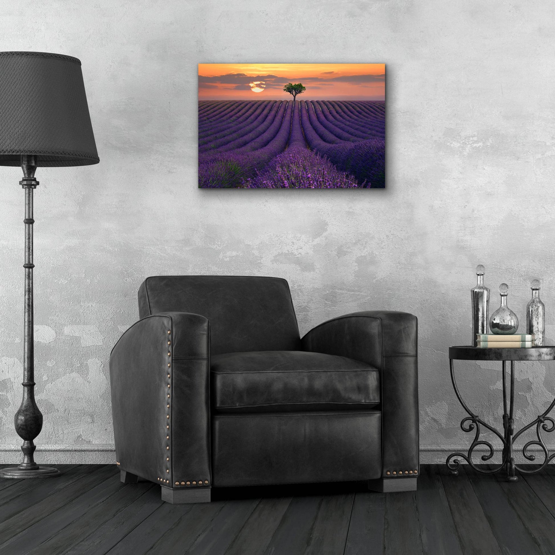 Epic Art ' For the Love of Lavender' by Lee Sie, Acrylic Glass Wall Art,24x16