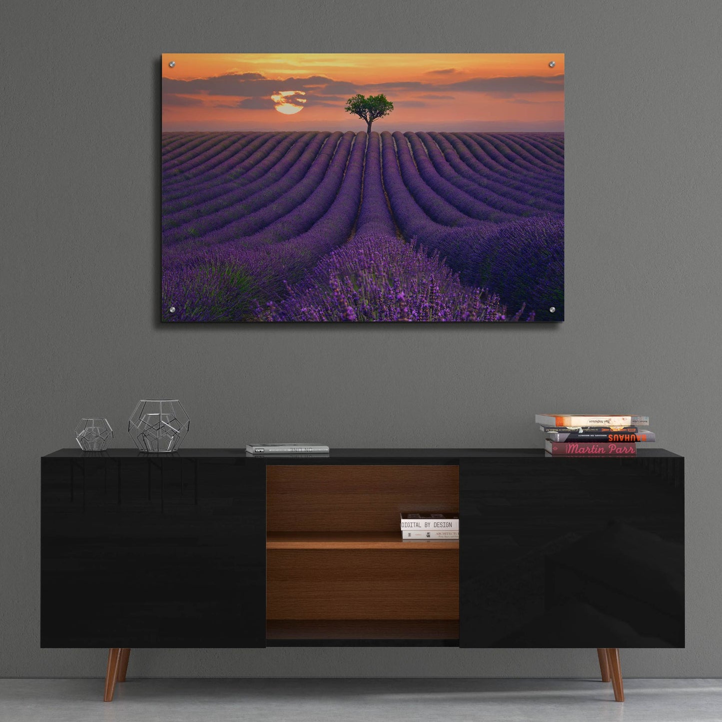 Epic Art ' For the Love of Lavender' by Lee Sie, Acrylic Glass Wall Art,36x24