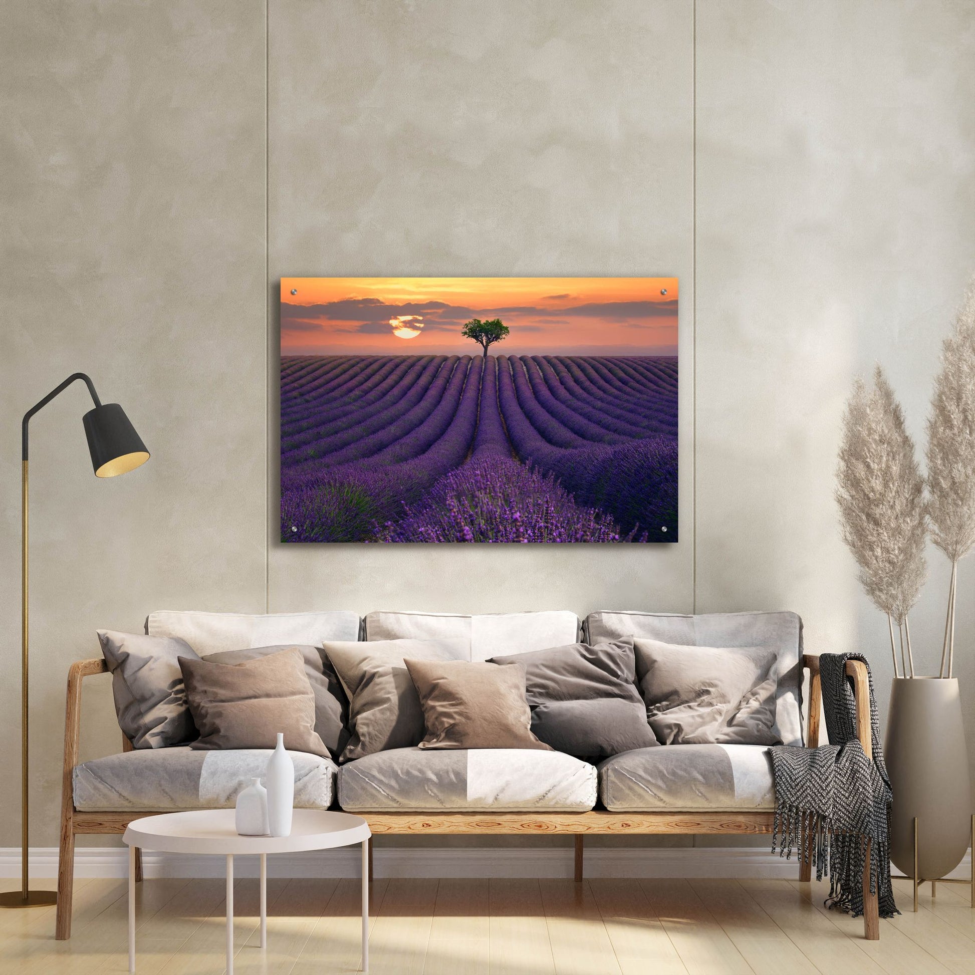 Epic Art ' For the Love of Lavender' by Lee Sie, Acrylic Glass Wall Art,36x24