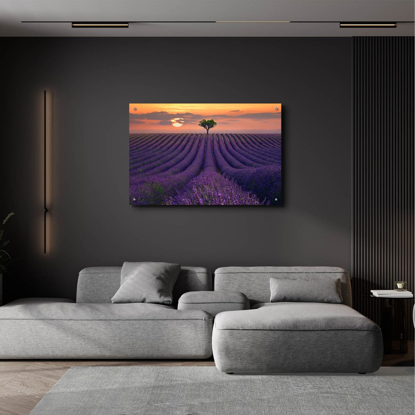 Epic Art ' For the Love of Lavender' by Lee Sie, Acrylic Glass Wall Art,36x24