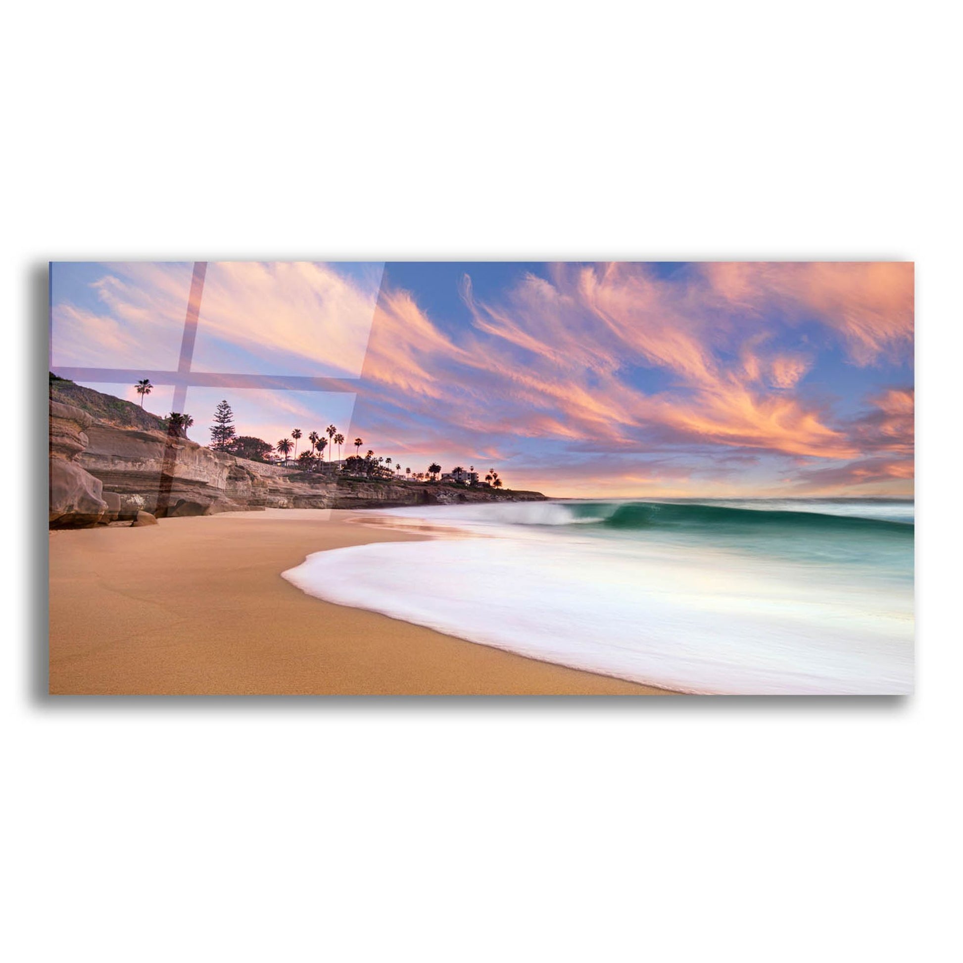 Epic Art ' The Beach Break' by Lee Sie, Acrylic Glass Wall Art