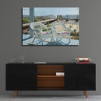 Epic Art ' Summer Wicker' by Linda Roberts, Acrylic Glass Wall Art,36x24