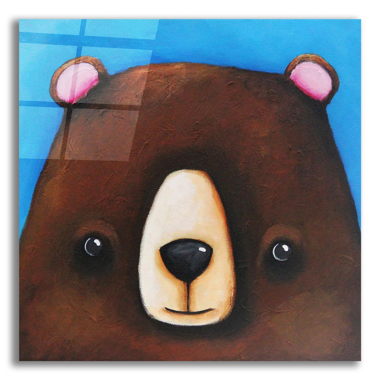 Epic Art ' The Black Bear' by Lucia Stewart, Acrylic Glass Wall Art