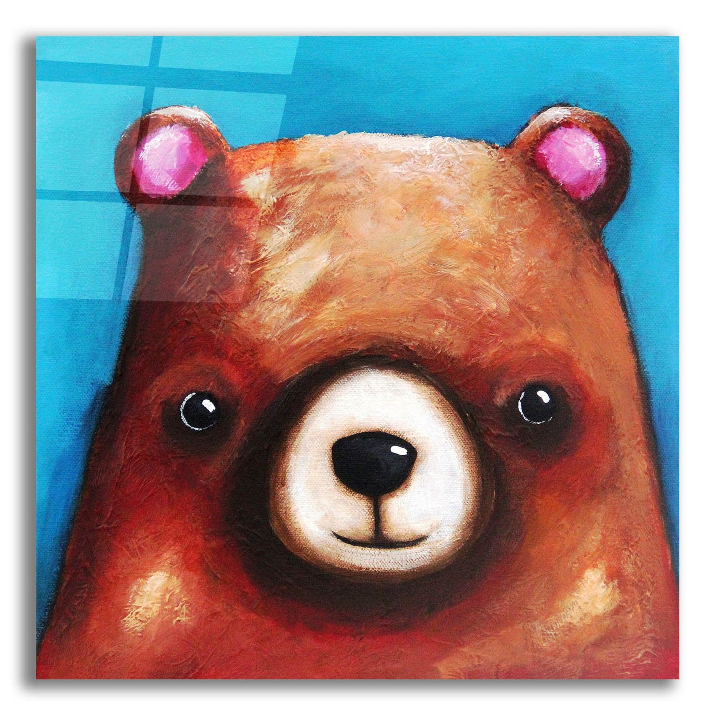 Epic Art ' The Brown Bear' by Lucia Stewart, Acrylic Glass Wall Art